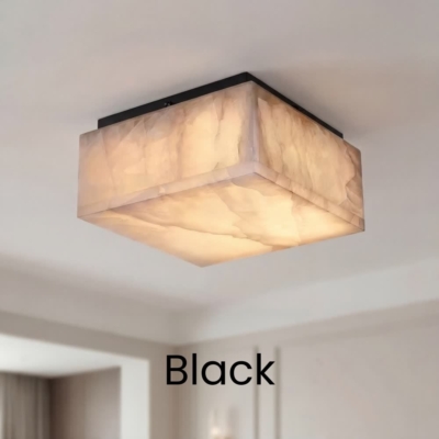 Luxury Modern Natural Marble Ceiling Lamp Led Home Decor Bedroom Ceiling Light Marble Living Room Hallway Light High-end