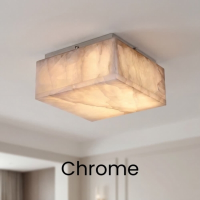Luxury Modern Natural Marble Ceiling Lamp Led Home Decor Bedroom Ceiling Light Marble Living Room Hallway Light High-end