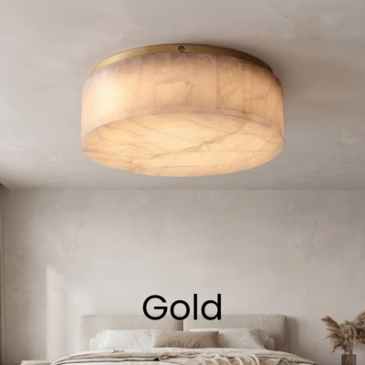 Luxury Modern Natural Marble Ceiling Lamp Led Home Decor Bedroom Ceiling Light Marble Living Room Hallway Light High-end