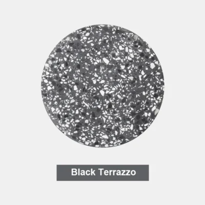 Interior Modern Disc Shaped Terrazzo Nordic Style Indoor Wall Mount Light Living Room Bedroom Ceramic LED Sconce Decoration Lamp