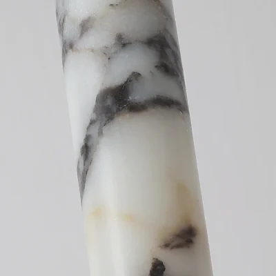 Luxury Black Cylinder Natural Stone Pendant Lamp High-end Bedside LED Chandelier Living room Decoration Home Hanging Lights