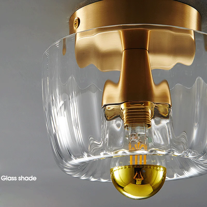 Indoor Glass Wall Decor Sconce Restaurant Bar Decoration Lights Ceiling Lamp For Living Room Corridor Aisle LED Chandelier