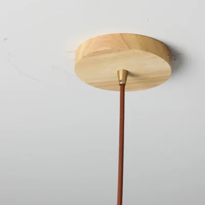 Vintage Natural Stone Art Pendant Lamp LED Hanging Chandelier Bedroom Bedside Retro Decoration Home Lighting Fixtures