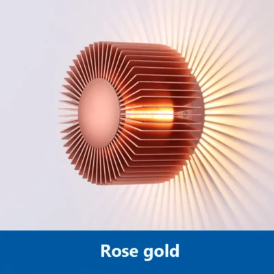Modern Aluminum Wall Sconce Designer Hotel Living Room Bedroom Bedside Black Rose Gold Scattered Light Atmospher Decoration Lamp