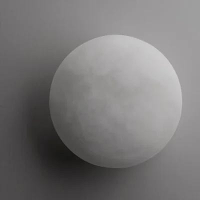 MOON Natural Marble Copper Wall Lamp Living Room Luxury Round Shape Sconce Creative Circular Bedroom Bedside LED Light Fixtures