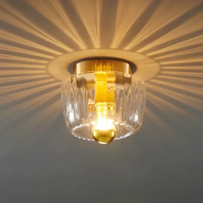 Indoor Glass Wall Decor Sconce Restaurant Bar Decoration Lights Ceiling Lamp For Living Room Corridor Aisle LED Chandelier