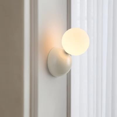 Cute Bedroom Bedside Small Wall Lamp Nordic INS Living Room Children Room Decoration Sconce Staircase Red White Black LED Lights