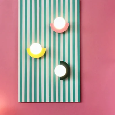 Bedside LED Macaron Kids Room Wall Lamp Minimalist LivingRoom Background Decoration Sconce Colorful Children's Room Lighting