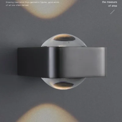 Square Copper Bedroom Wall Lamp Modern High-end Luxury LED Light Living Room Double Head Atmosphere Spotlights Decoration Sconce