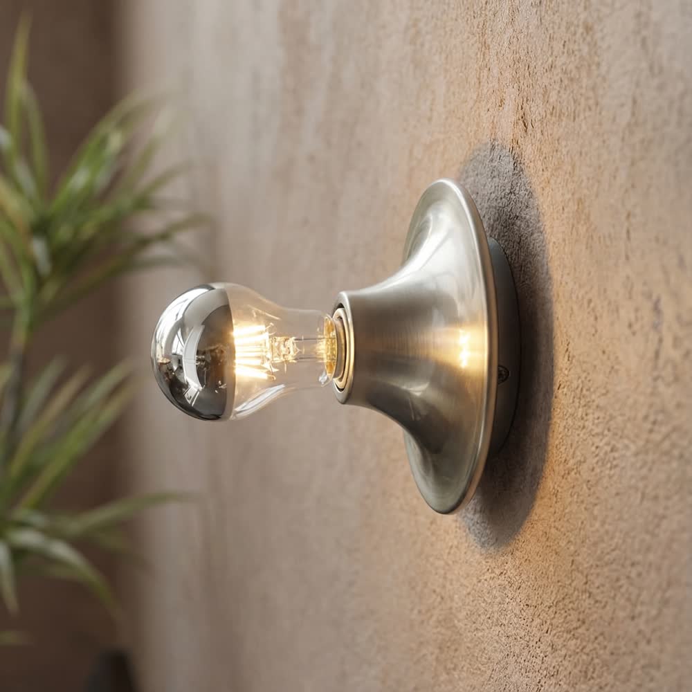 Corridor Balcony Creative Ceiling Light VintageRetro Nostalgic Wall Lamp Bedside Yellow Chrome Gold Red White Decorative Sconces