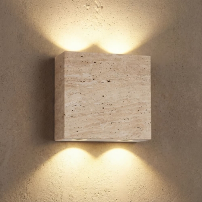 Natural Stone Room Decor Wall Lamp Square Spotlights Wall Lights G9 COB Bedroom Decor Led Sconce Corridor Home Decorations