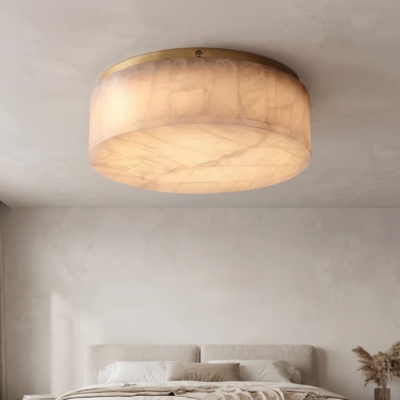 Luxury Modern Natural Marble Ceiling Lamp Led Home Decor Bedroom Ceiling Light Marble Living Room Hallway Light High-end
