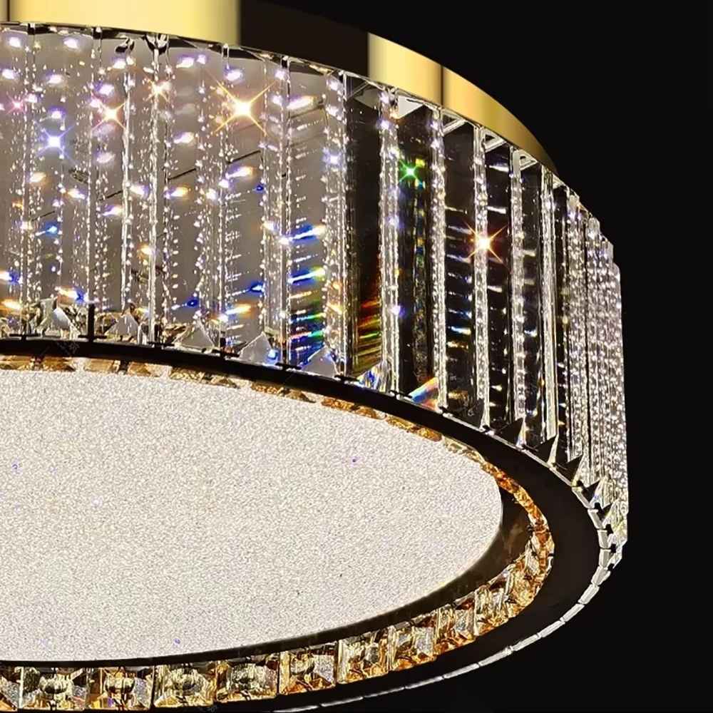 Light Luxury Babysbreath Crystal Ceiling Lamp Villa Bedroom Ceiling Light  for Living Room Dining Room Kitchen Home Decoration