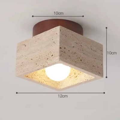 Ltalian Creative Natural Yellow Cave Stone Wall Lamp Handmade Luxury LED Wall Light Hotel Bedroom Living Room Bar Corridor Light
