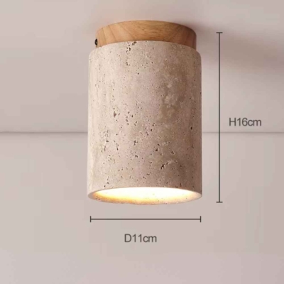 Ltalian Creative Natural Yellow Cave Stone Wall Lamp Handmade Luxury LED Wall Light Hotel Bedroom Living Room Bar Corridor Light