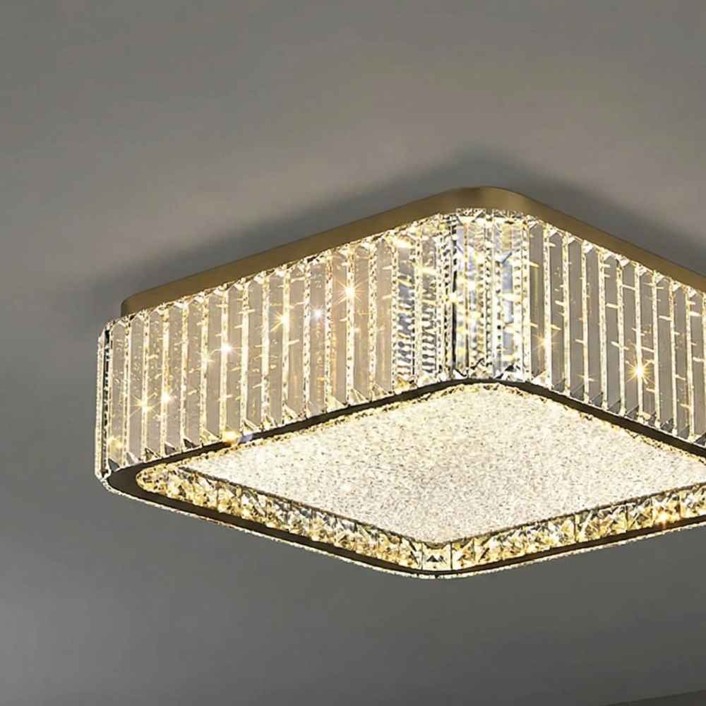 Light Luxury Babysbreath Crystal Ceiling Lamp Villa Bedroom Ceiling Light  for Living Room Dining Room Kitchen Home Decoration