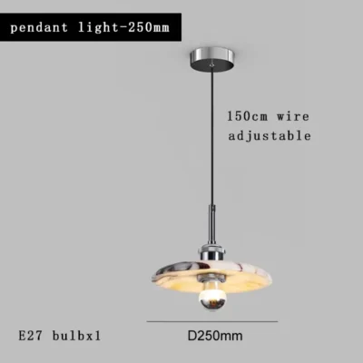 Nordic Lamps Round Texture Marble Wall Lamps Porch Aisle Living Room Background Wall Bedside Light Home Decoration Lighting LED