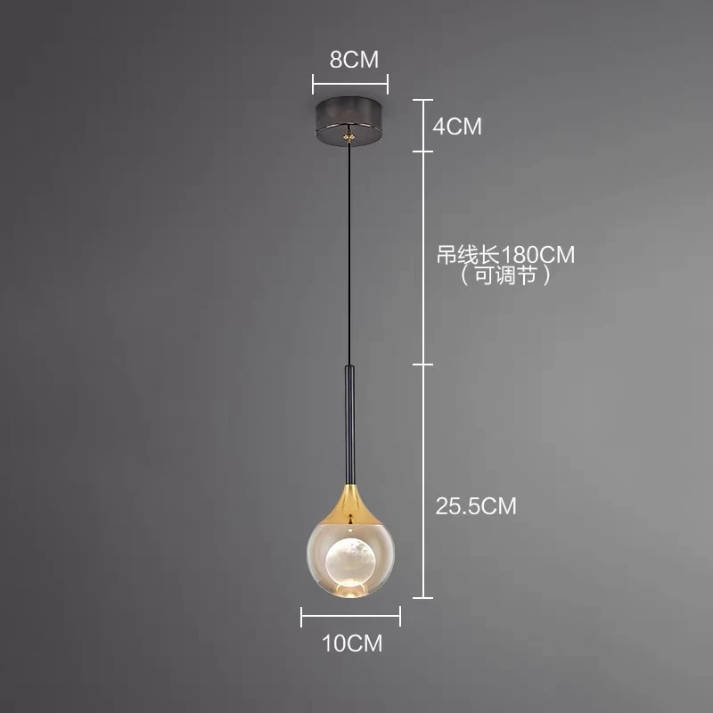Modern Luxury Pendant Lamp Creative Restaurant Ceiling Lamp Indoor Decoration Lighting Fixtures Living Bar Counter Pendant Light