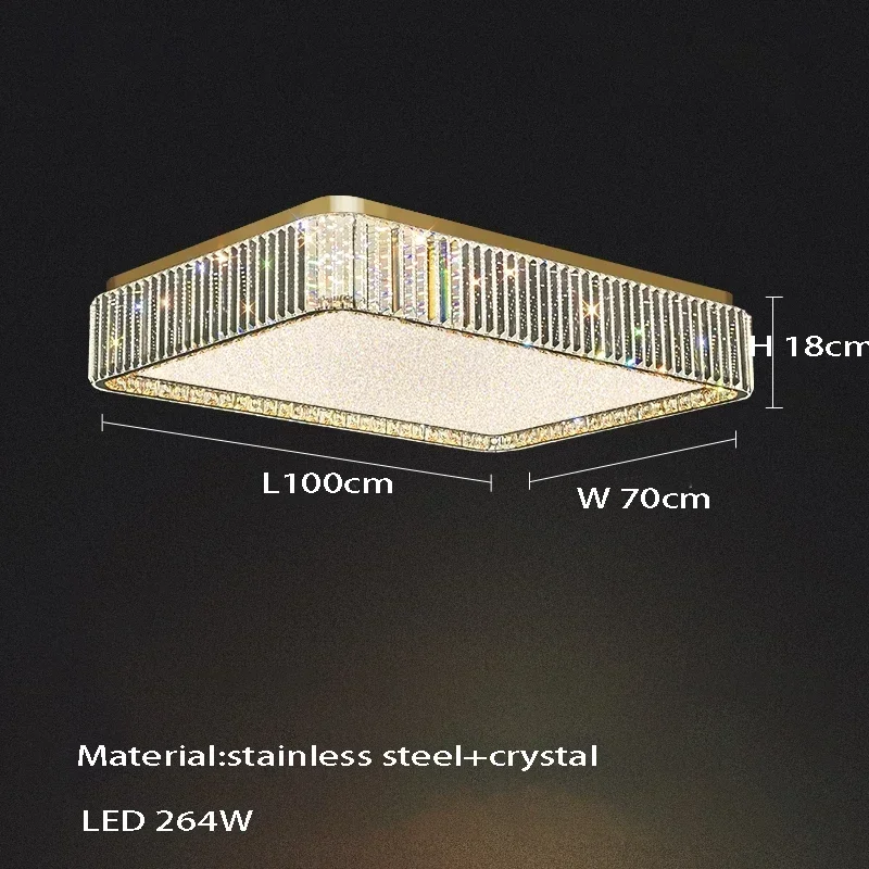 Light Luxury Babysbreath Crystal Ceiling Lamp Villa Bedroom Ceiling Light  for Living Room Dining Room Kitchen Home Decoration