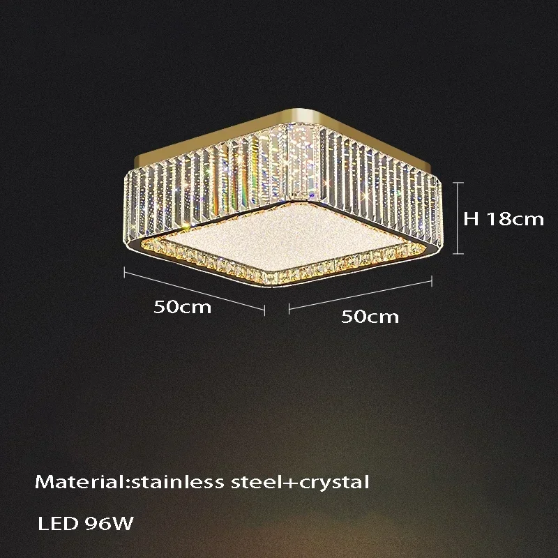 Light Luxury Babysbreath Crystal Ceiling Lamp Villa Bedroom Ceiling Light  for Living Room Dining Room Kitchen Home Decoration