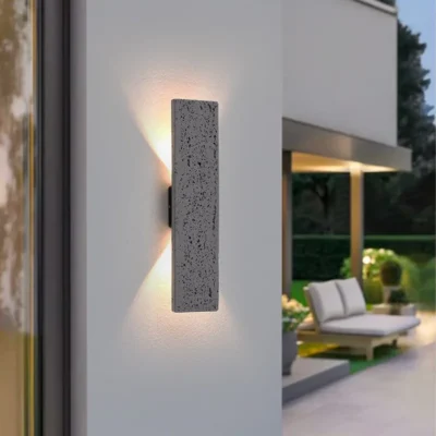 LED Outdoor Porch Wall Sconces Aluminum Exterior Wall Light Fixtures IP65 Waterproof Lamp for House Patio Doorway Garage Decorat