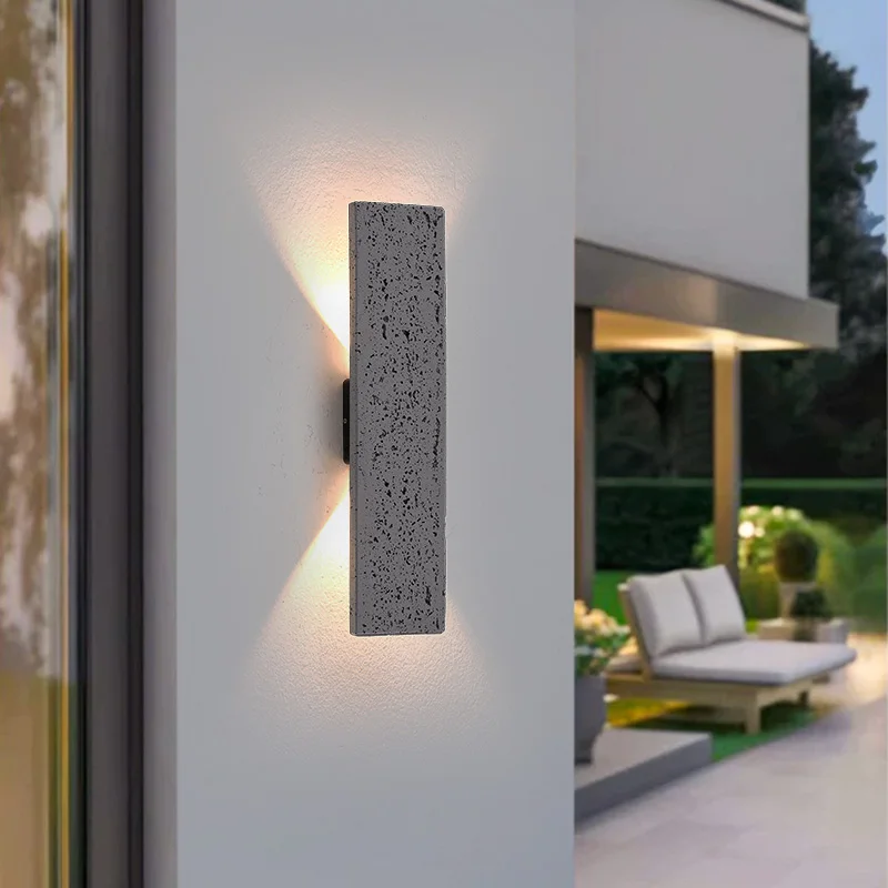 LED Outdoor Porch Wall Sconces Aluminum Exterior Wall Light Fixtures IP65 Waterproof Lamp for House Patio Doorway Garage Decorat
