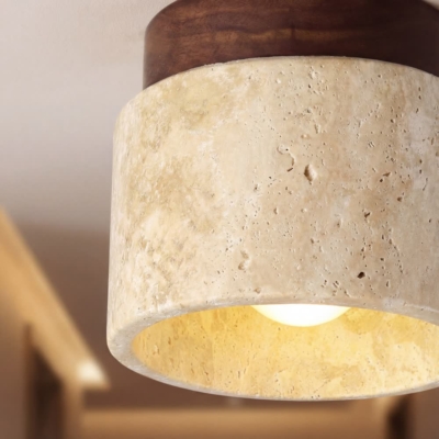 Ltalian Creative Natural Yellow Cave Stone Wall Lamp Handmade Luxury LED Wall Light Hotel Bedroom Living Room Bar Corridor Light