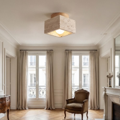 Ltalian Creative Natural Yellow Cave Stone Wall Lamp Handmade Luxury LED Wall Light Hotel Bedroom Living Room Bar Corridor Light