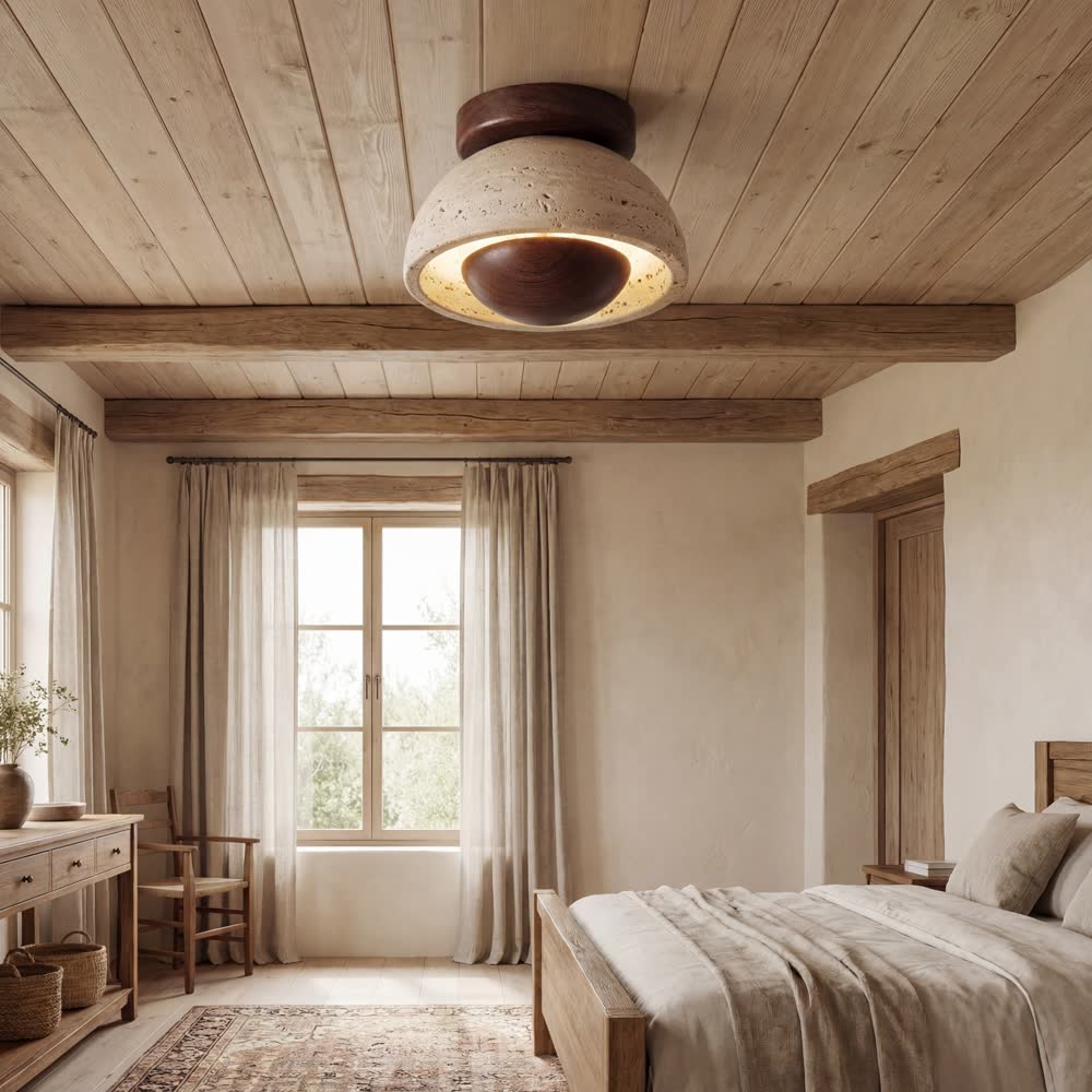 Ltalian Creative Natural Yellow Cave Stone Wall Lamp Handmade Luxury LED Wall Light Hotel Bedroom Living Room Bar Corridor Light