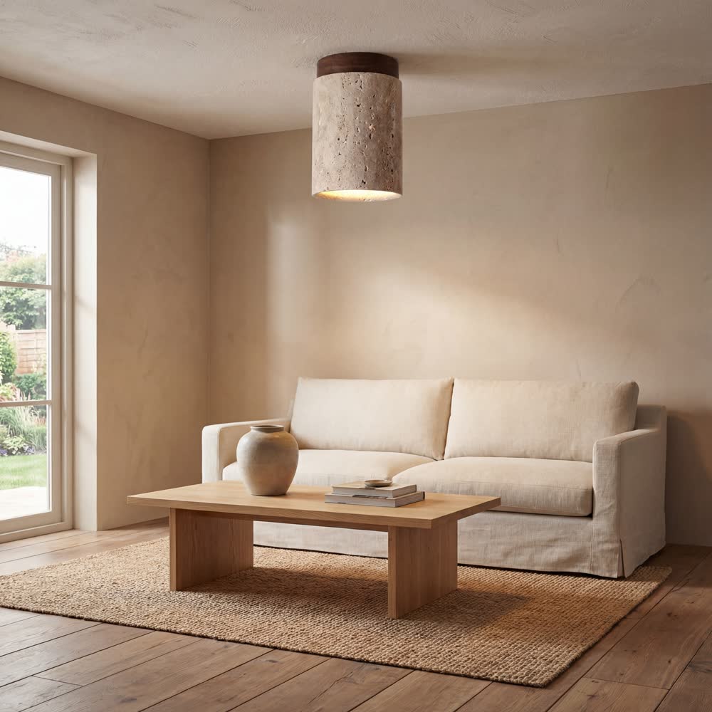 Ltalian Creative Natural Yellow Cave Stone Wall Lamp Handmade Luxury LED Wall Light Hotel Bedroom Living Room Bar Corridor Light