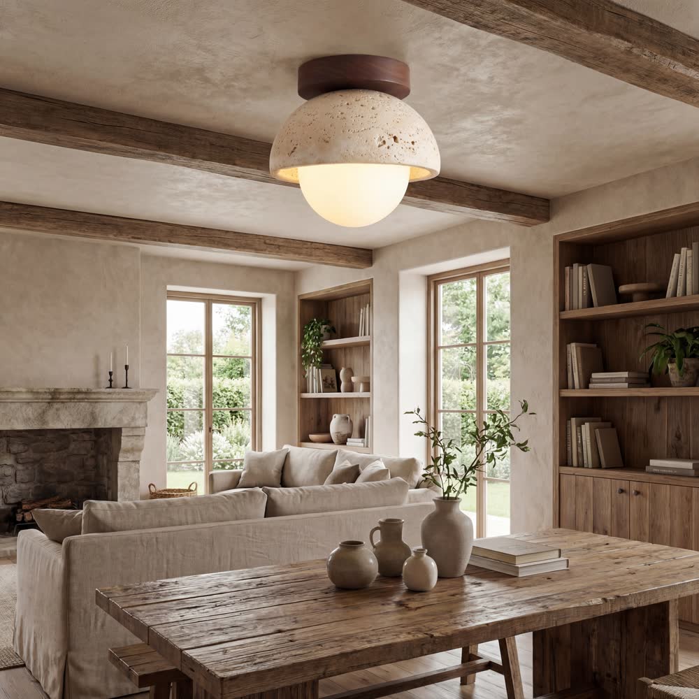 Ltalian Creative Natural Yellow Cave Stone Wall Lamp Handmade Luxury LED Wall Light Hotel Bedroom Living Room Bar Corridor Light