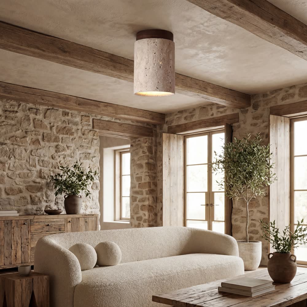 Ltalian Creative Natural Yellow Cave Stone Wall Lamp Handmade Luxury LED Wall Light Hotel Bedroom Living Room Bar Corridor Light