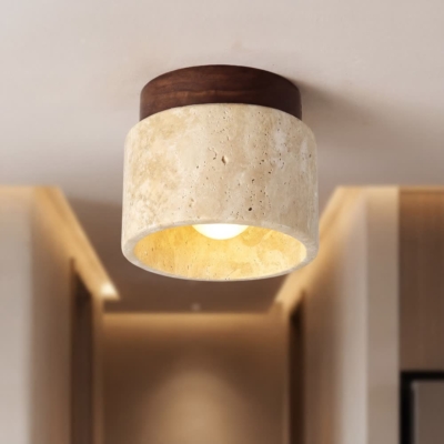 Ltalian Creative Natural Yellow Cave Stone Wall Lamp Handmade Luxury LED Wall Light Hotel Bedroom Living Room Bar Corridor Light
