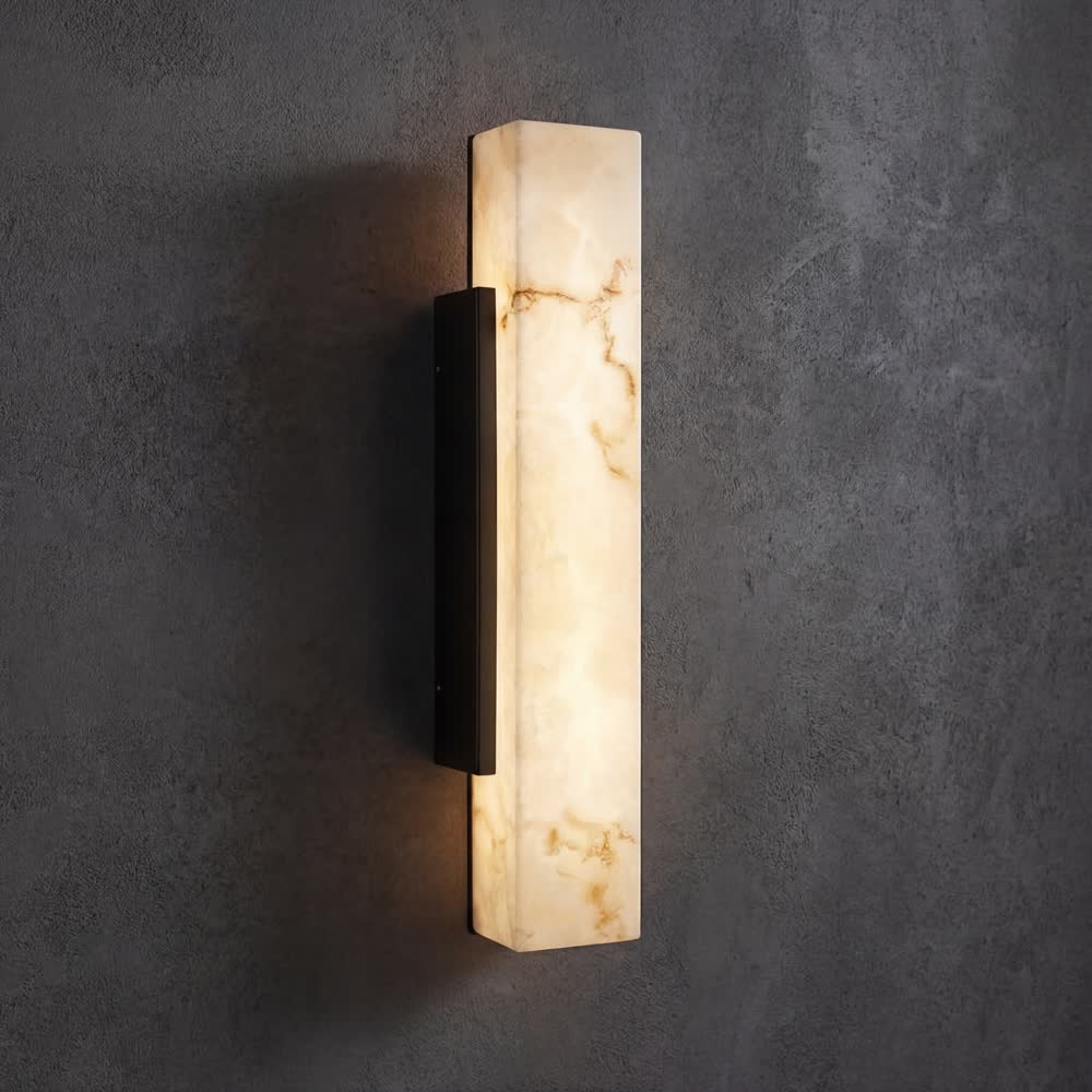Modern Minimalist Outdoor Waterproof IP65 Lmitated Marble LED Wall Light AC85~265V Stainless Steel Porch Lamp For Street Adorn
